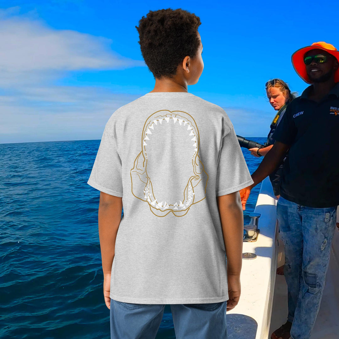 Great White Shark Jaws Kids T-Shirt | Great White Shark | White Shark Ocean