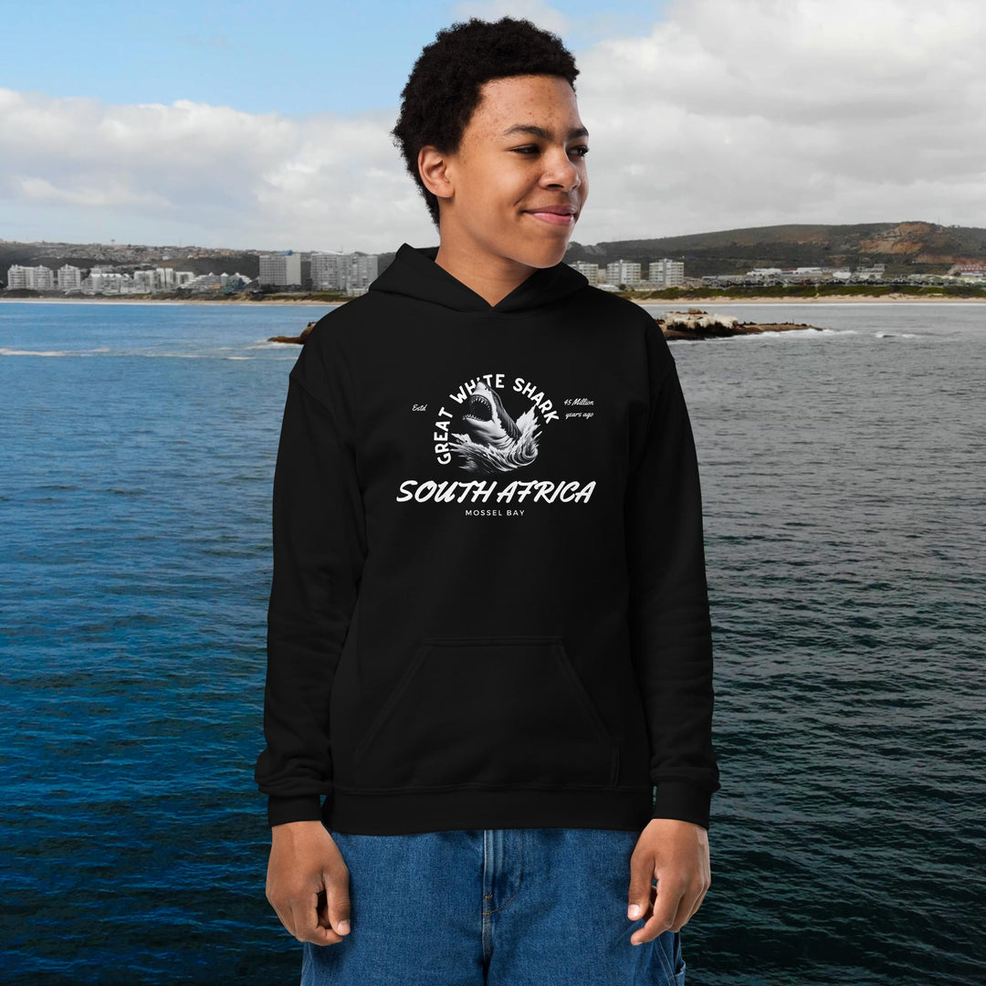 South Africa Great White Shark Youth Classic Hoodie | great white shark | White Shark Ocean