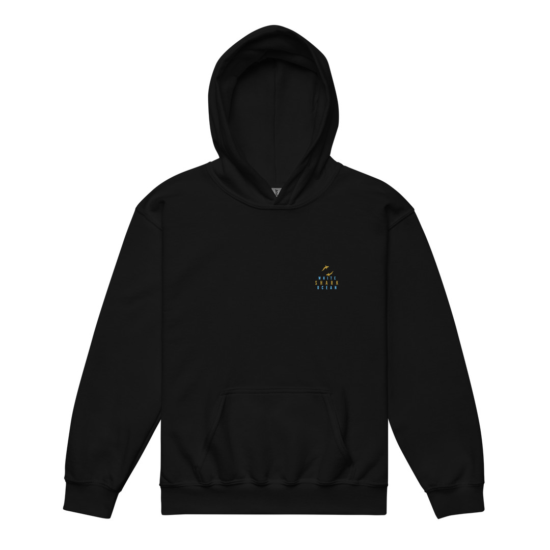 Great White Shark Jaws Youth Heavy Blend Hoodie