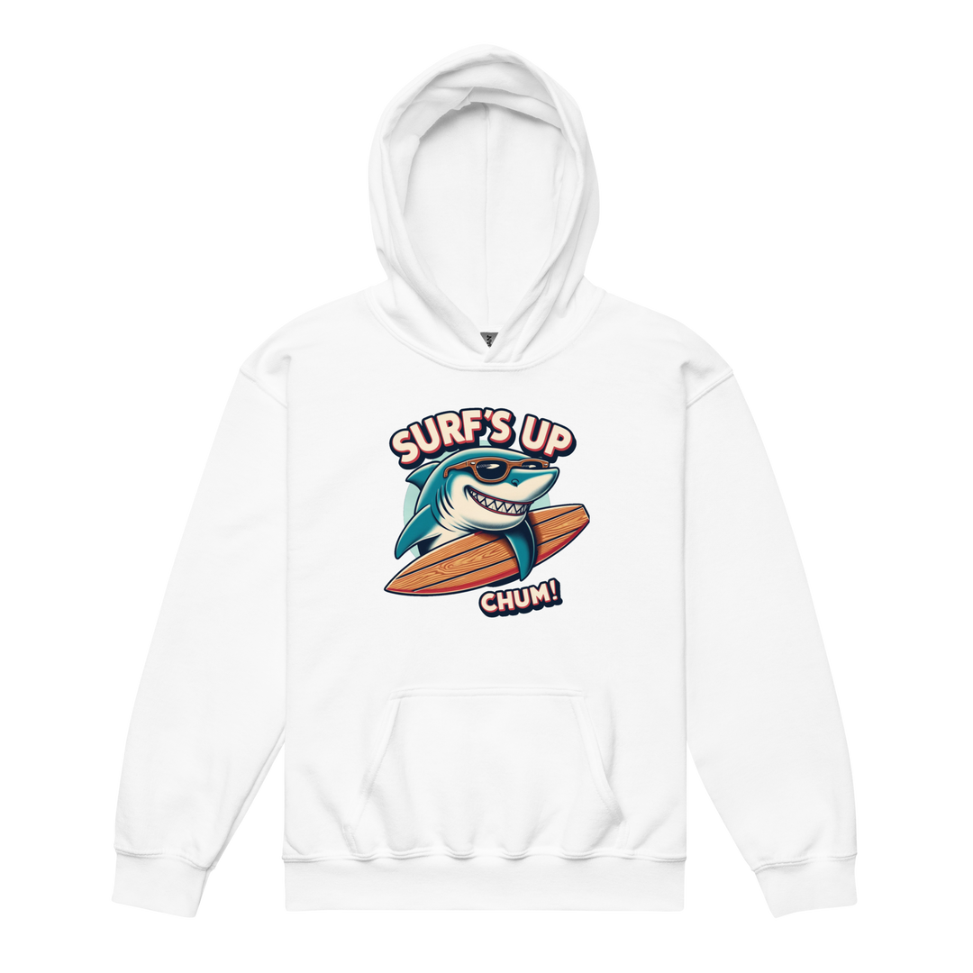 Kids Hoodie: "Surf’s Up, Chum!"
